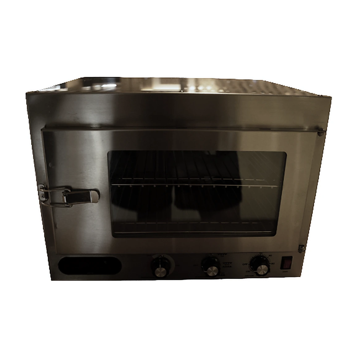 Mobile DC oven, front view with door closed